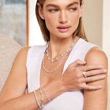 Load image into Gallery viewer, Lagos Sterling Silver Luna Fleur Pearl Link Bracelet