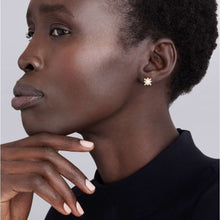 Load image into Gallery viewer, Lagos 18K Luna Fleur Pearl & Diamond Stud Earrings