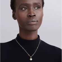 Load image into Gallery viewer, Lagos 18K Luna Fleur Pearl & Diamond Pendant Necklace