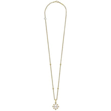 Load image into Gallery viewer, Lagos 18K Luna Fleur Pearl & Diamond Pendant Necklace