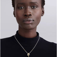 Load image into Gallery viewer, Lagos 18K & Sterling Silver Lux 3 Ring Diamond Pendant Necklace