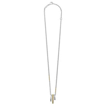 Load image into Gallery viewer, Lagos 18K & Sterling Silver Lux 3 Ring Diamond Pendant Necklace