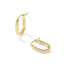 Load image into Gallery viewer, Kendra Scott Gold Mini Elisa Abbie Convertible Huggie Earrings