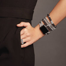 Load image into Gallery viewer, Lagos Sterling Silver Caviar Spark Diamond Link Bracelet