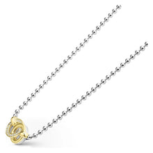 Load image into Gallery viewer, Lagos 18K & Sterling Silver Interlocking Diamond Pendant Necklace