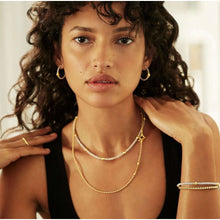 Load image into Gallery viewer, Lagos 18K and Sterling Silver Station Necklace