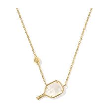 Load image into Gallery viewer, Kendra Scott Pickleball Necklace in Ivory Mother of Pearl