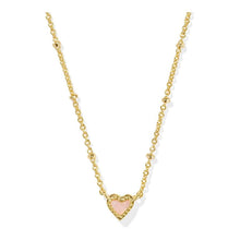 Load image into Gallery viewer, Kendra Scott Mini Ari Gold Heart Necklace