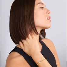 Load image into Gallery viewer, Lagos 18K Caviar Gold Pave Diamond 4mm Ball Stretch Bracelet