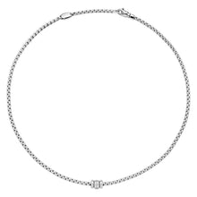 Load image into Gallery viewer, FOPE 18K Gold Eka Diamond Rhombus Triple Rondel Necklace