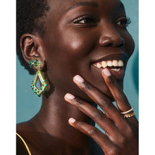 Load image into Gallery viewer, Kendra Scott Gold Blair Bow Drusy Stud Earrings