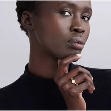 Load image into Gallery viewer, Lagos 18K Luna Fleur Pearl & Diamond Ring