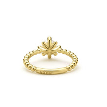 Load image into Gallery viewer, Lagos 18K Luna Fleur Pearl & Diamond Ring