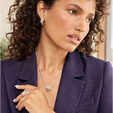 Load image into Gallery viewer, Lagos 18K & Sterling Silver Lux 5 Ring Diamond Pendant Necklace