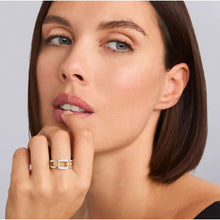 Load image into Gallery viewer, Lagos 18K & Sterling Silver Diamond Link Ring