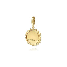 Load image into Gallery viewer, Gabriel 14K Yellow Gold Bujukan Diamond Burst Medallion