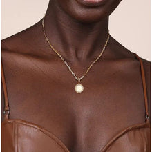 Load image into Gallery viewer, Gabriel 14K Yellow Gold Bujukan Diamond Burst Medallion