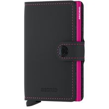 Load image into Gallery viewer, Secrid Miniwallet in Matte Black & Fuchsia