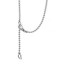 Load image into Gallery viewer, Lagos Sterling Silver Caviar Spark Small Diamond Bar Necklace