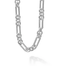 Load image into Gallery viewer, Lagos Sterling Silver Fluted Link Toggle Necklace