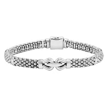 Load image into Gallery viewer, Lagos Sterling Silver Caviar Signature Derby 6mm Bracelet
