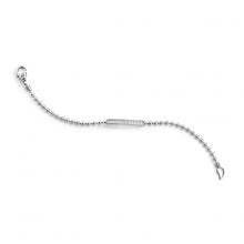 Load image into Gallery viewer, Lagos Sterling Silver Caviar Spark Diamond 3mm Bar Bracelet