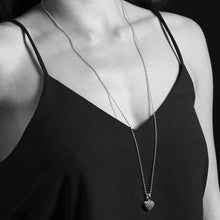 Load image into Gallery viewer, Lagos Sterling Silver Gifts Beaded Heart Pendant on 34" Chain