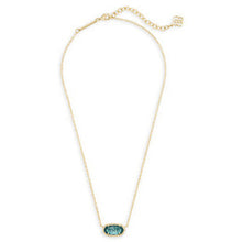 Load image into Gallery viewer, Kendra Scott  Elisa Gold Necklace in London Blue