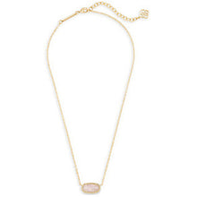 Load image into Gallery viewer, Kendra Scott Gold Elisa Necklace in Rose Quartz