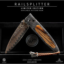 Load image into Gallery viewer, William Henry Jack Lewis Exclusive "Railsplitter" Knife
