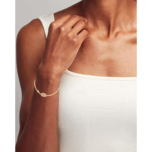 Load image into Gallery viewer, Kendra Scott Grayson Stretch Bracelet In Gold Metal with Rose Quartz