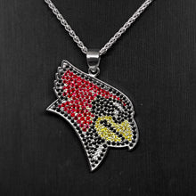 Load image into Gallery viewer, ISU Reggie Redbird Ruby & Diamond Pendant