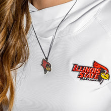 Load image into Gallery viewer, ISU Reggie Redbird Ruby & Diamond Pendant