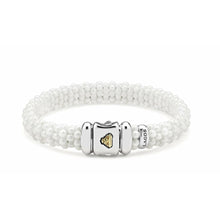 Load image into Gallery viewer, Lagos Sterling Silver White Caviar 9mm Ceramic Bracelet