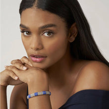 Load image into Gallery viewer, Lagos Sterling Silver Ultramarine Caviar Ceramic Beaded Bracelet