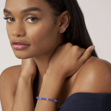 Load image into Gallery viewer, Lagos Ultramarine Caviar Silver Station Bracelet