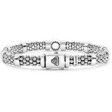 Load image into Gallery viewer, Lagos Sterling Silver Small Spark Caviar Diamond Circle 6mm Bracelet