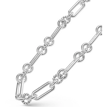 Load image into Gallery viewer, Lagos Sterling Silver Fluted Link Toggle Necklace