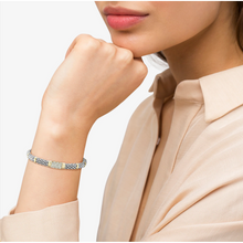 Load image into Gallery viewer, Lagos Sterling Silver & 18K Yellow Gold Signature Caviar Diamond 6mm Bracelet