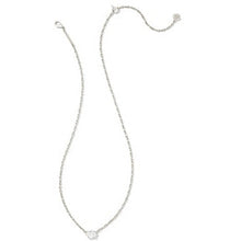 Load image into Gallery viewer, Kendra Scott Silver Cailin White Crystal Necklace