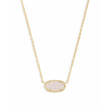 Load image into Gallery viewer, Kendra Scott Elisa Necklace in Gold Metal and Iridescent Drusy