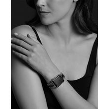 Load image into Gallery viewer, Lagos Stainless Steel and Black Ceramic Smart Caviar Watch Bracelet 38-40mm