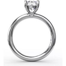 Load image into Gallery viewer, Fana 14K White Gold Classic Diamond Engagement Solitaire Ring