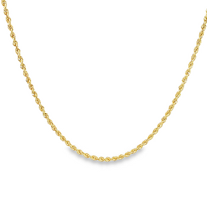 Estate 14K Yellow Gold 16" Rope Chain