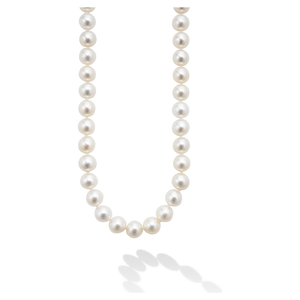 Lagos Sterling Silver Luna Large Pearl Strand Necklace