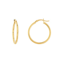 Load image into Gallery viewer, 14K Yellow Gold Hoops

