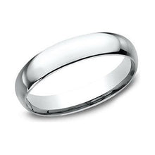 Load image into Gallery viewer, 14K White Gold Domed Wedding Band

