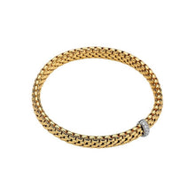 Load image into Gallery viewer, FOPE 18K Gold  Vendôme Diamond Pave Flex&#39;It Bracelet

