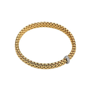 FOPE 18K Gold  Vendôme Diamond Pave Flex'It Bracelet