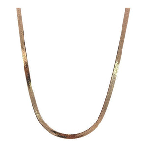 Estate 14K Yellow Gold 16" Herringbone Chain